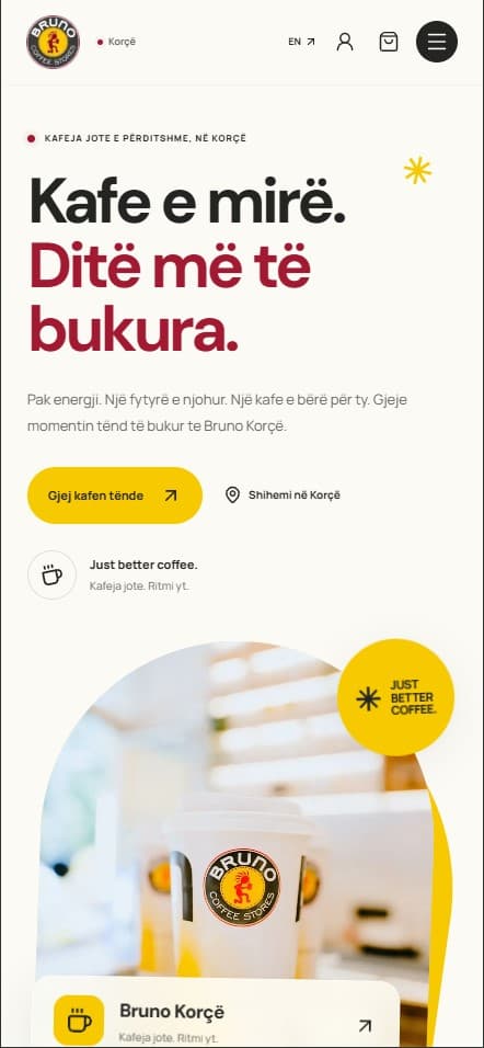 Bruno Coffee Store — Bruno Coffee Store — Coffee Brand Website