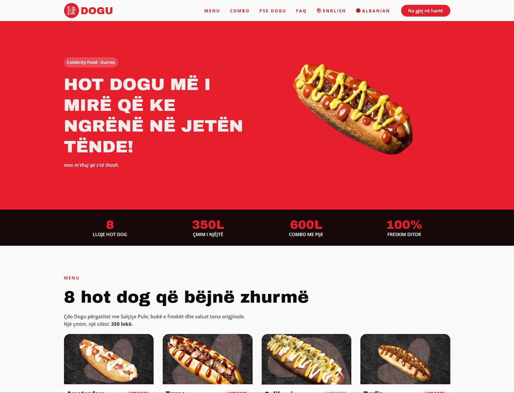 DOGU — DOGU — Hot Dog Restaurant Website