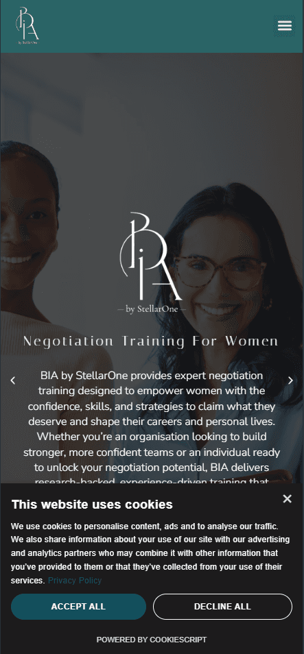 BIA — BIA Empowerment — Negotiation Training for Women
