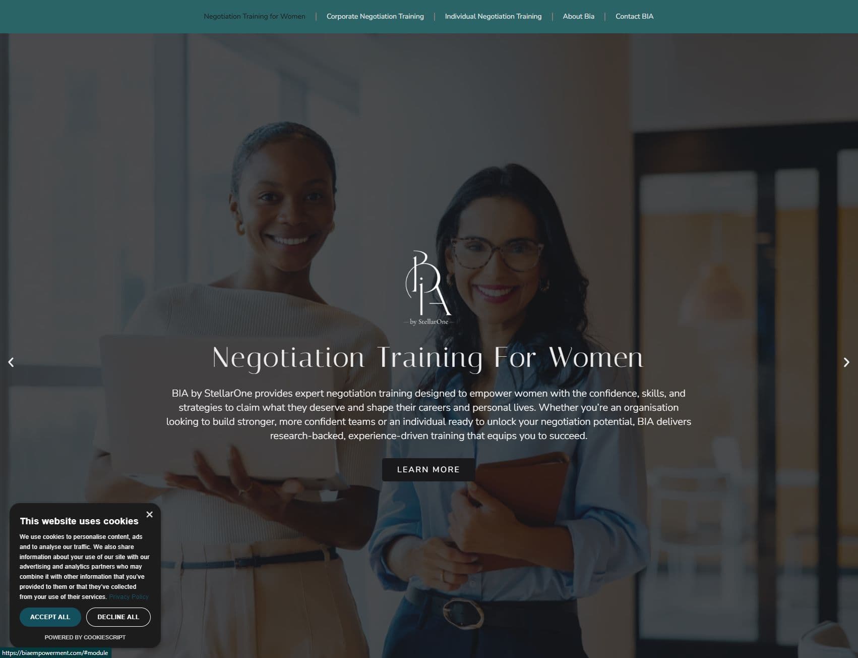 BIA — BIA Empowerment — Negotiation Training for Women