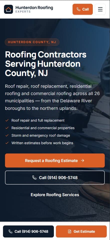Hunterdon Roofing Experts — Hunterdon Roofing Experts — Roofing Services Website